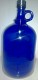 Wasserflasche 2L aus Blauglas mit Schraubdeckel