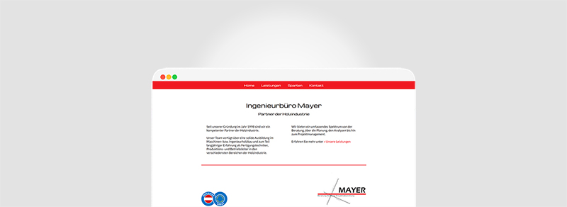 Website: Ingenieurbüro Mayer