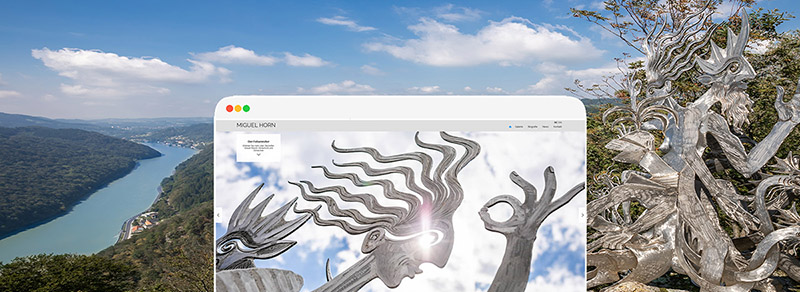 Online-Portfolio für Miguel Horn
