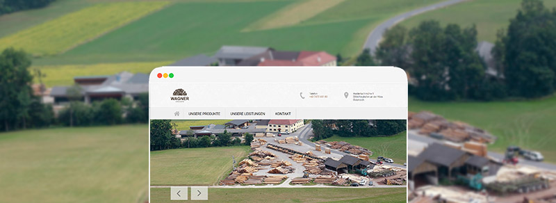 Website: Sägewerk Alfred Wagner GmbH